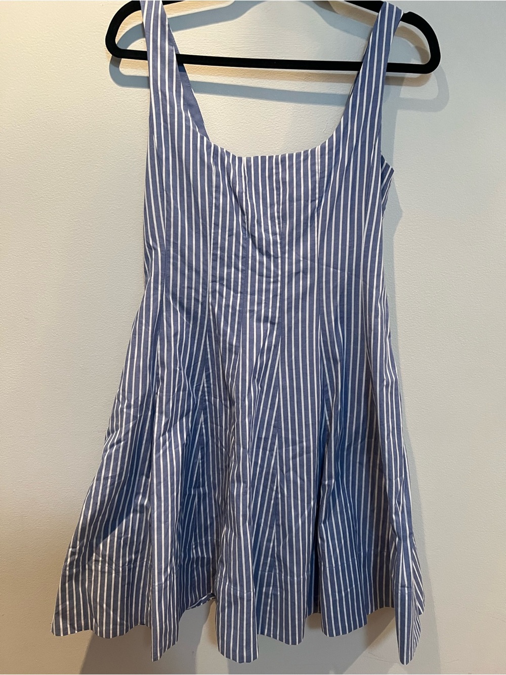 Cynthia Rowley Blue and White Striped Sleeveless Sundress